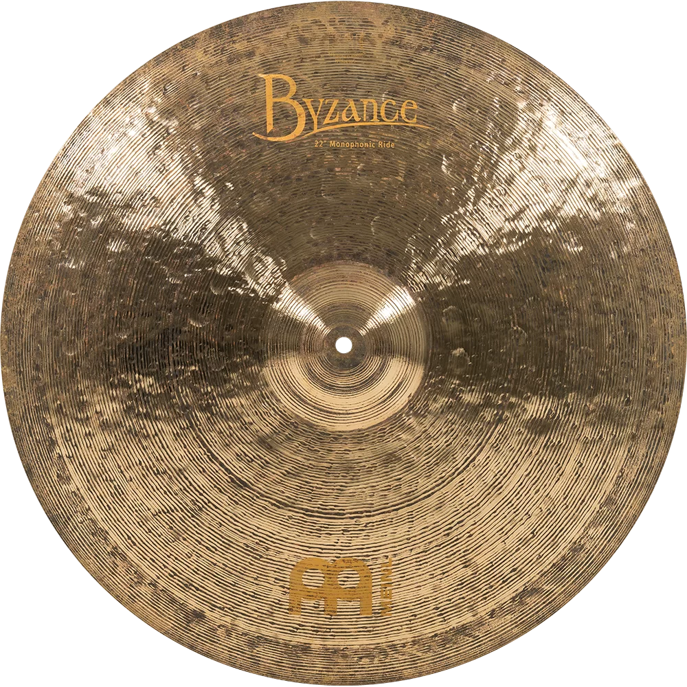 Cymbale Ride Monophonique Meinl B22MOR 22" Byzance Jazz avec démo vidéo